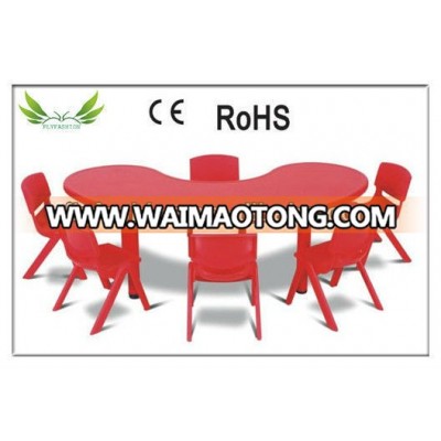 Rectangle children table chair set preschool furniture