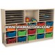 School Storage Furniture Kids Cabinet Children Wood Toy Cabinet