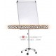 Modern Design Magnetic Surface Height Adjustable Flip Chart with Wheels for Office